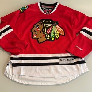 Reebok NHL Chicago Black Hawks Hockey Jersey - Size Small
